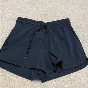 Women's Black Athletic Shorts YPB Abercrombie